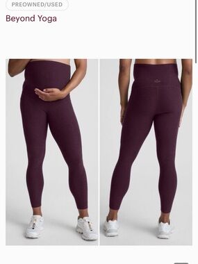 Space dye maternity leggings